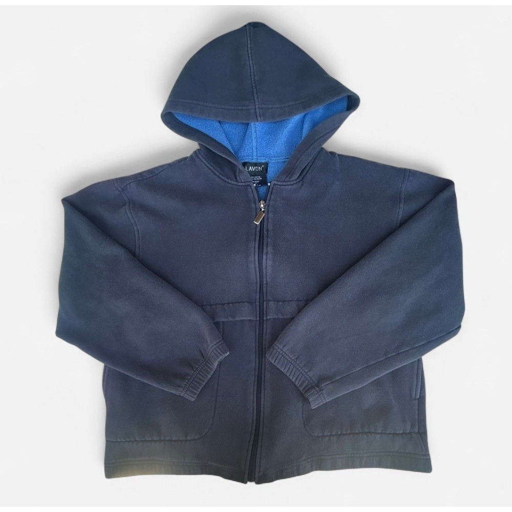 Lavon by Cheerful Corp Women's Blue Zip Up  Jacket Size Medium